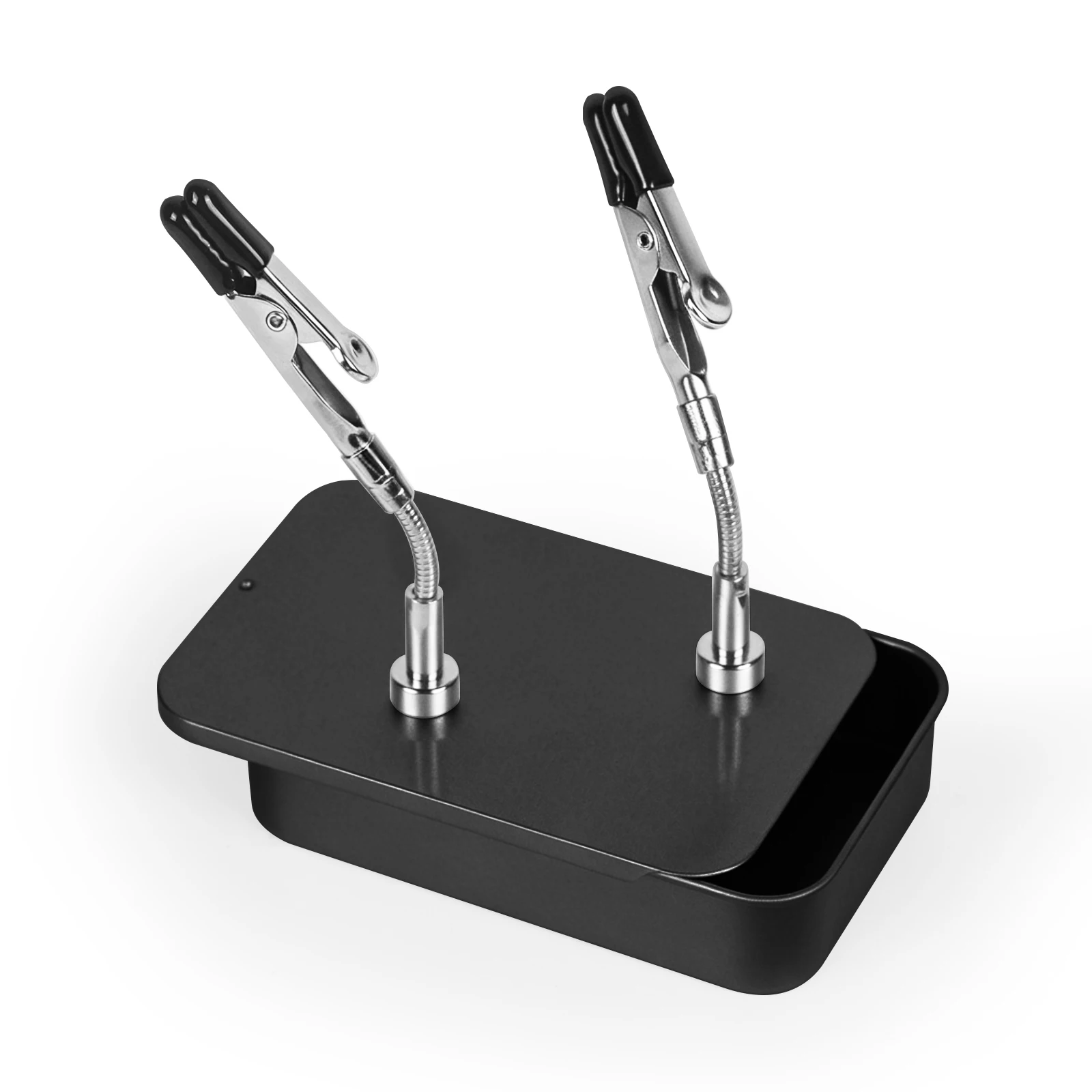 

NEWACALOX Mini Soldering Helping Hands Tool 360 Degree Rotatable Flexible Arm PCB Clamp Coloring FixtureThir Hand Welding Repair