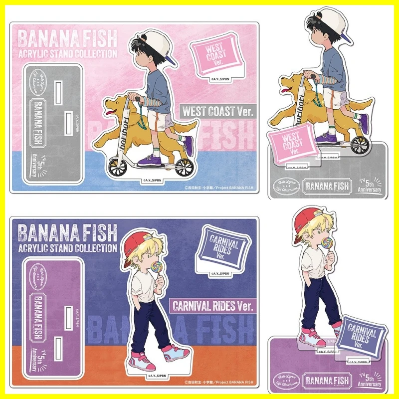 

BL Anime BANANA FISH Acrylic 10cm mini Stand figure Ash Lynx Eiji Okumura Cute Stand Plate Cosplay Prop Decor Cartoons Gifts