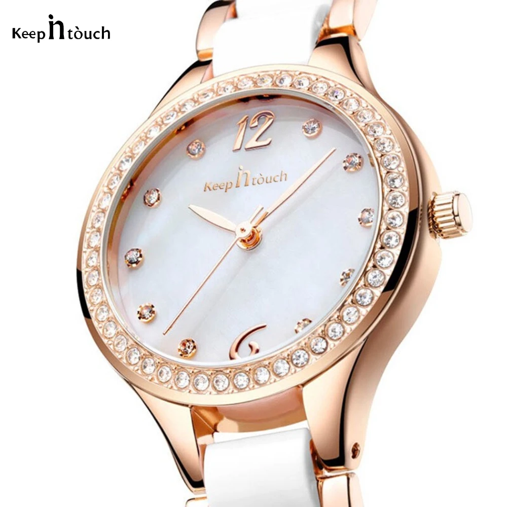 New Fashion Women Watches Waterproof Ceramic Quartz Lady Clock For Girl Dress Diamond Female Gift Relogio Feminino часы женские