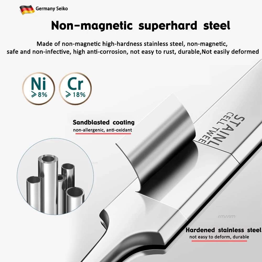 Tedesco Ultra-fine No. 5 Cell brufoli Clip per punti neri pinzette salone di bellezza raschiatura chiusura artefatto speciale strumenti per aghi per l'acne