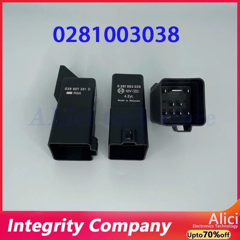 

Новое оригинальное реле 0281003038, реле управления электрической вилкой предварительного подогрева