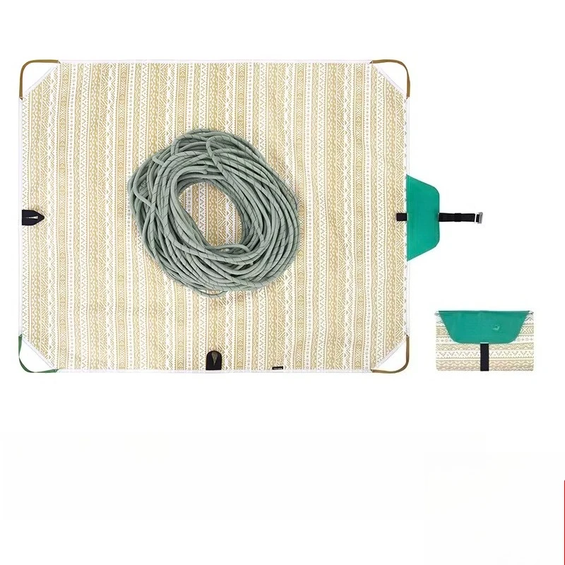 

Outdoor climbing rope, quick storage rope, mountaineering and climbing equipment, waterproof and dirt-proof mat cloth