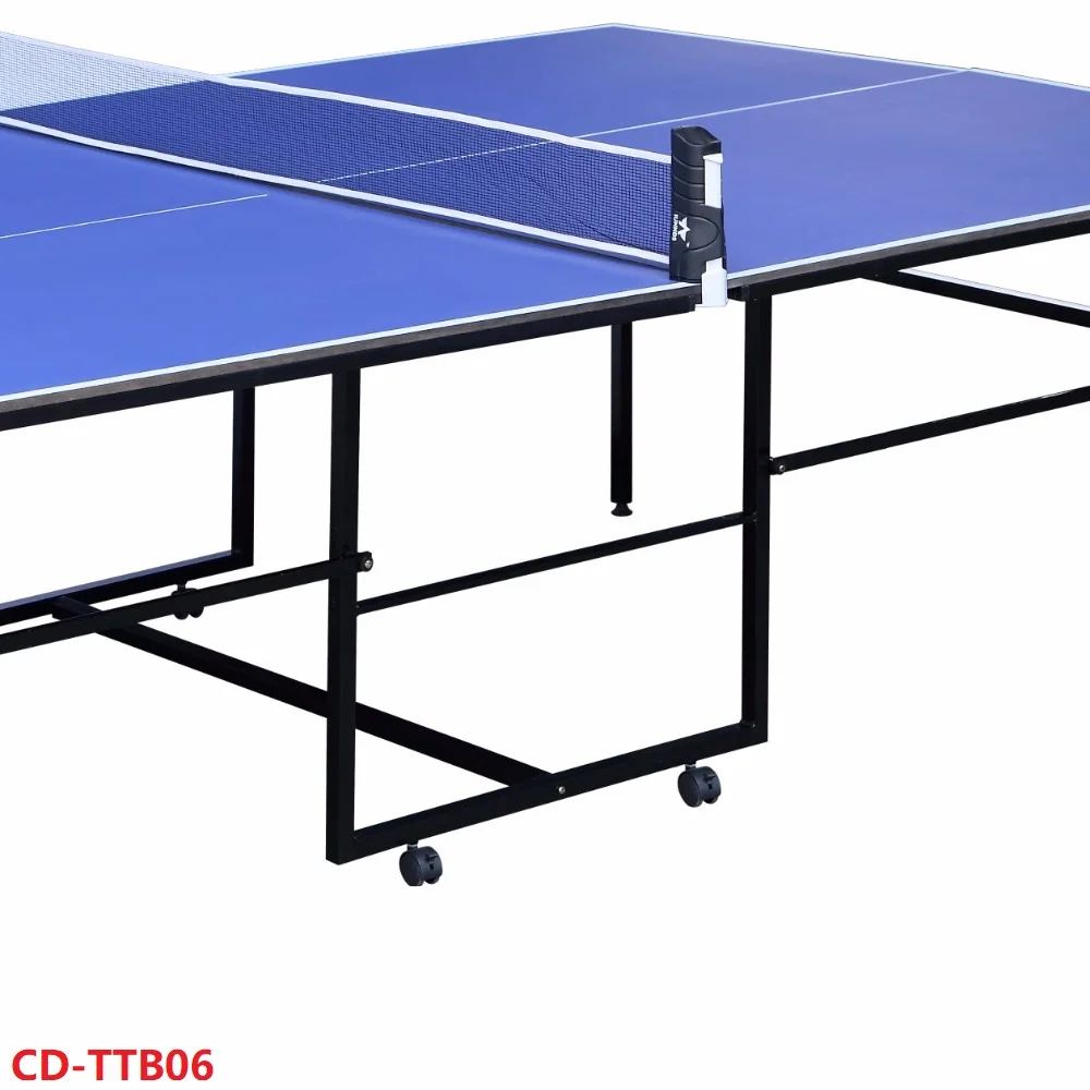 Portable Table Tennis Table, Foldable Pingpong Table with PP Wheel