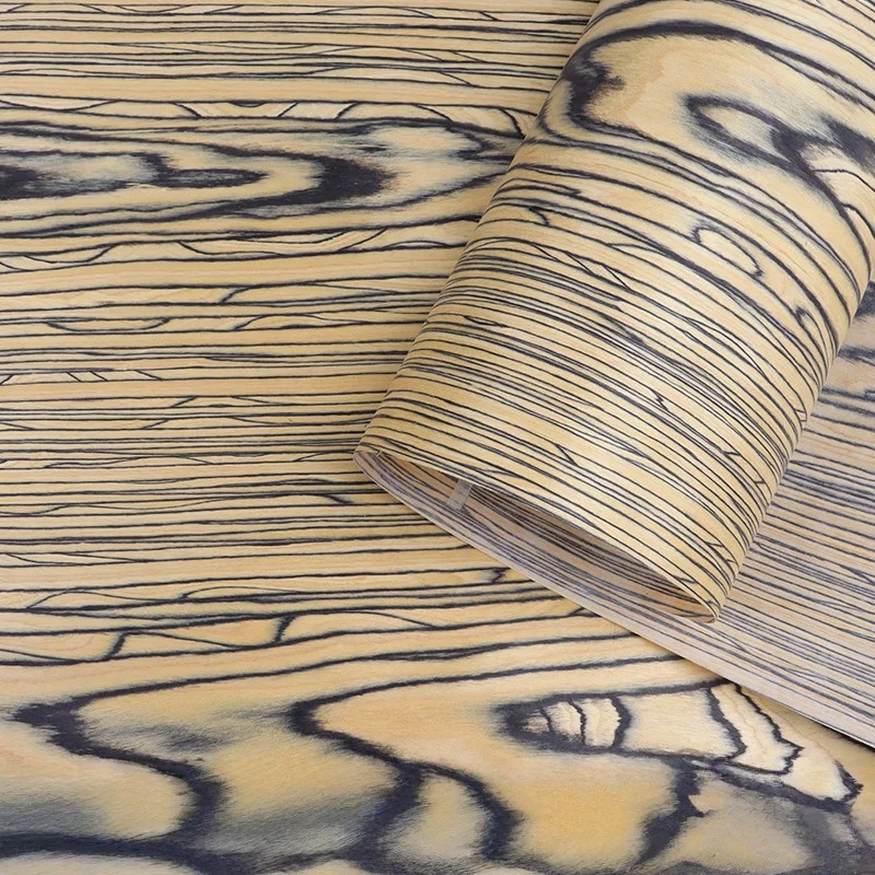 Yellow Rose Engineered wood veneer, 0.25mm, 250x58cm, For Wardrobe Door & Furniture Repair.(Backing Non-woven Fabric)