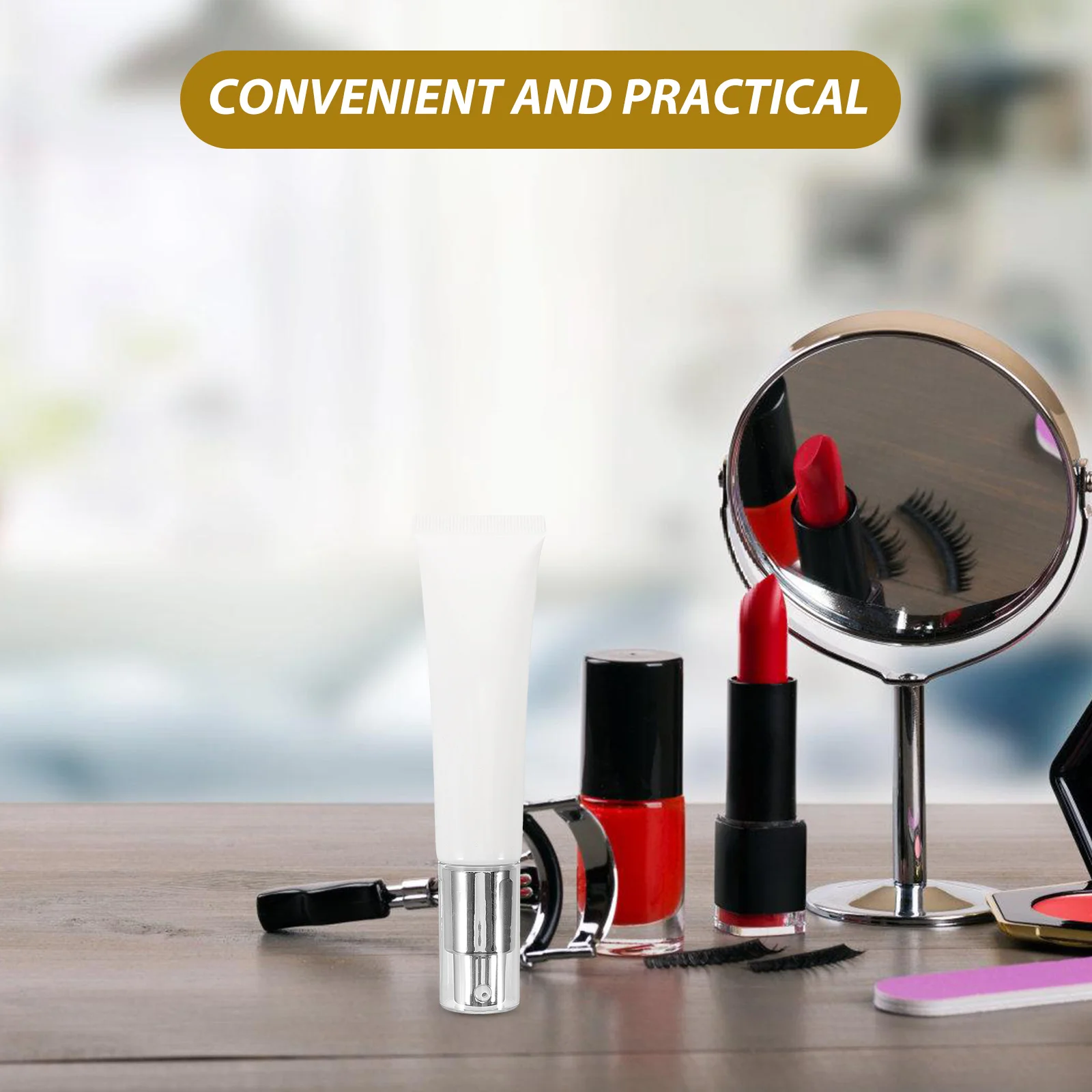 Refillable Squeeze Bottle Sub Bottles Pump Dispenser Travel Lotion Container Reusable Lotion Bottle Makeup Tube