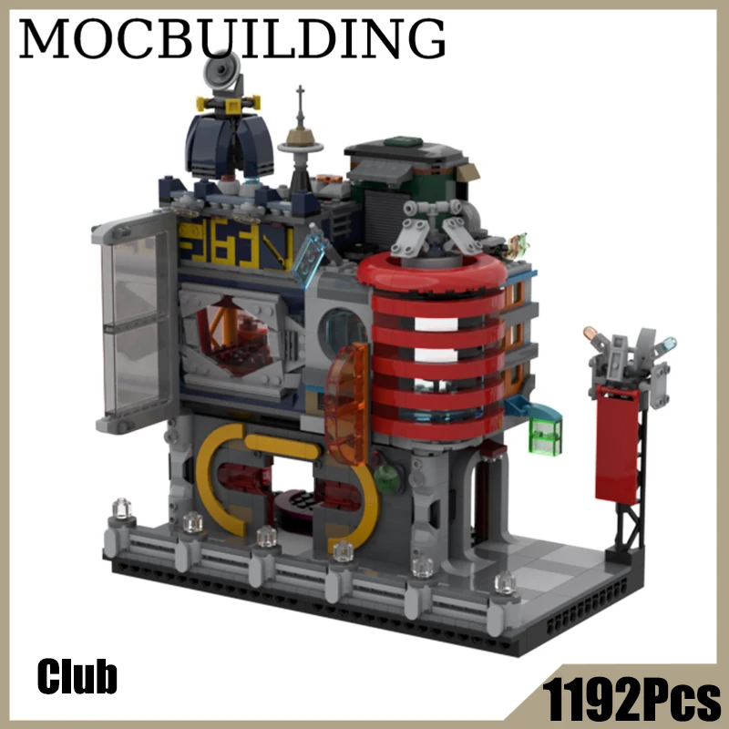 Club Scene Display Model MOC Building Blocks Construction Toys Birthday Gift