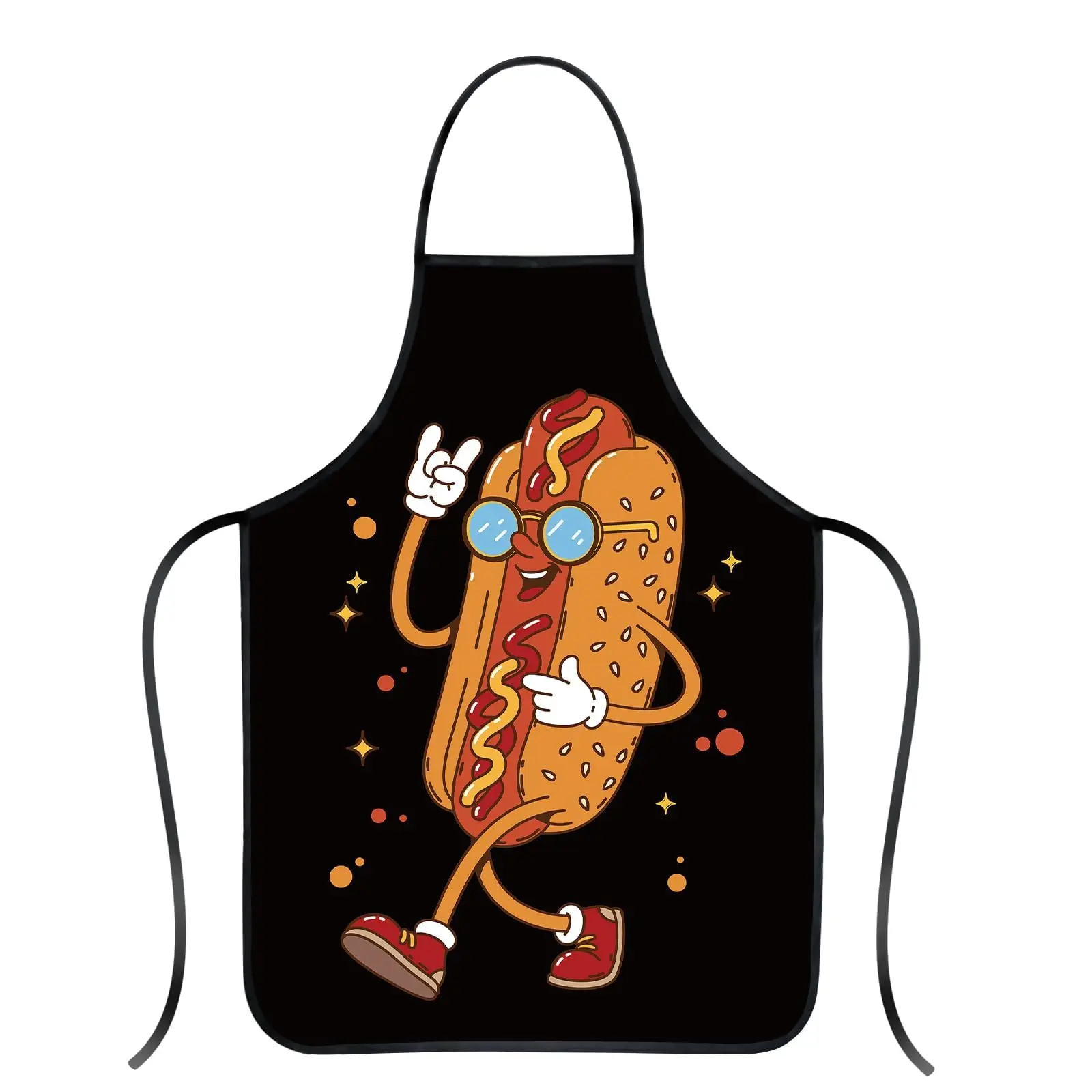 

Funny Kitchen Hot Dog Apron for Men Women, Hot Dog Lover Gifts, Sausage Cooking Apron, Birthday Gag Gift for Barbecue