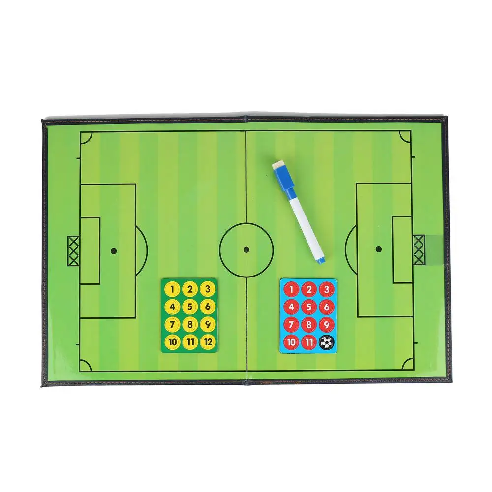 Magnetic Soccer Board Folding Football Coaching tactics Tactical plate book set with Marker Pen Clipboard Hot Sale