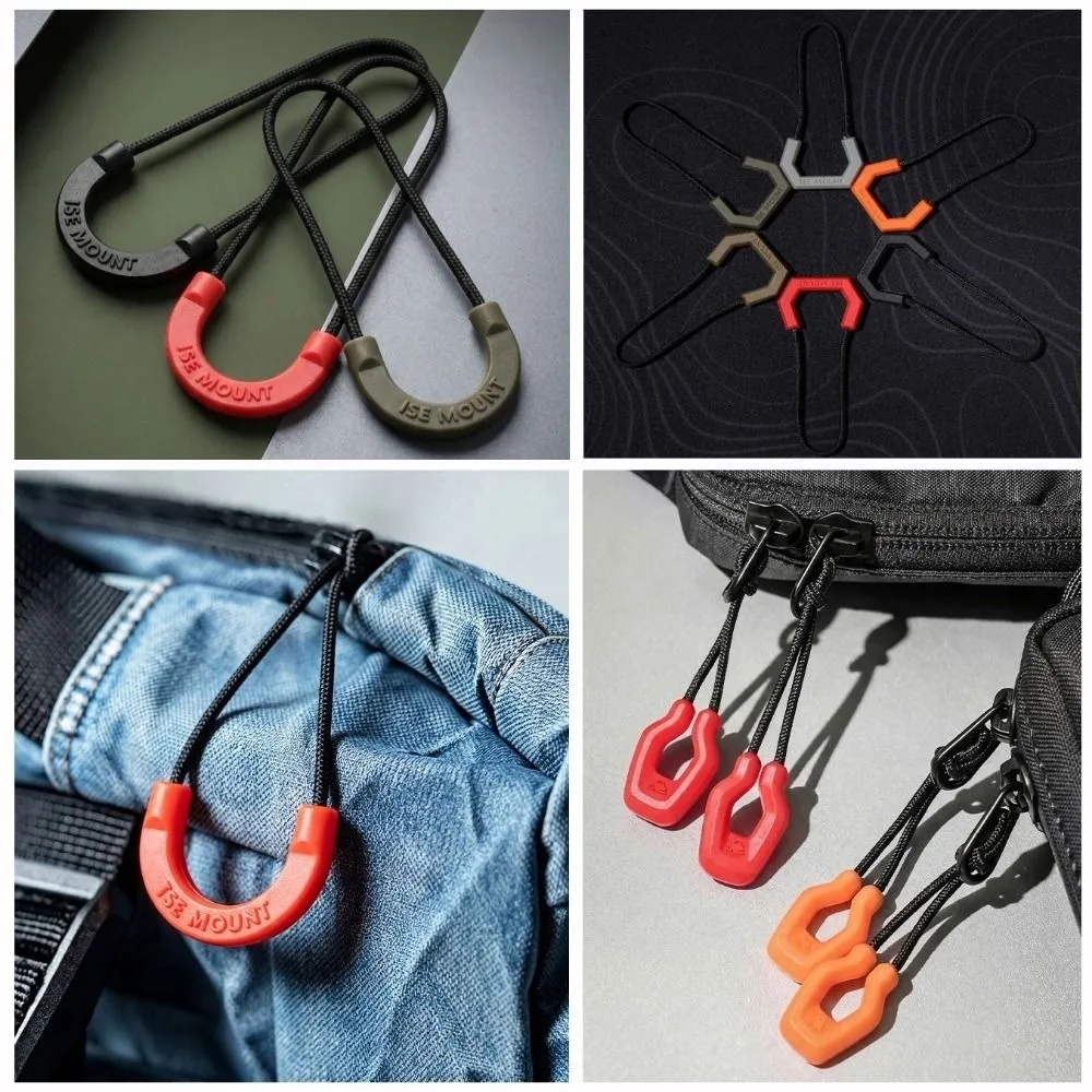 5pcs Universal Zipper Rope Anti-slip Tail Rope Multicolors Multistyles Zipper Puller Color Drawstring
