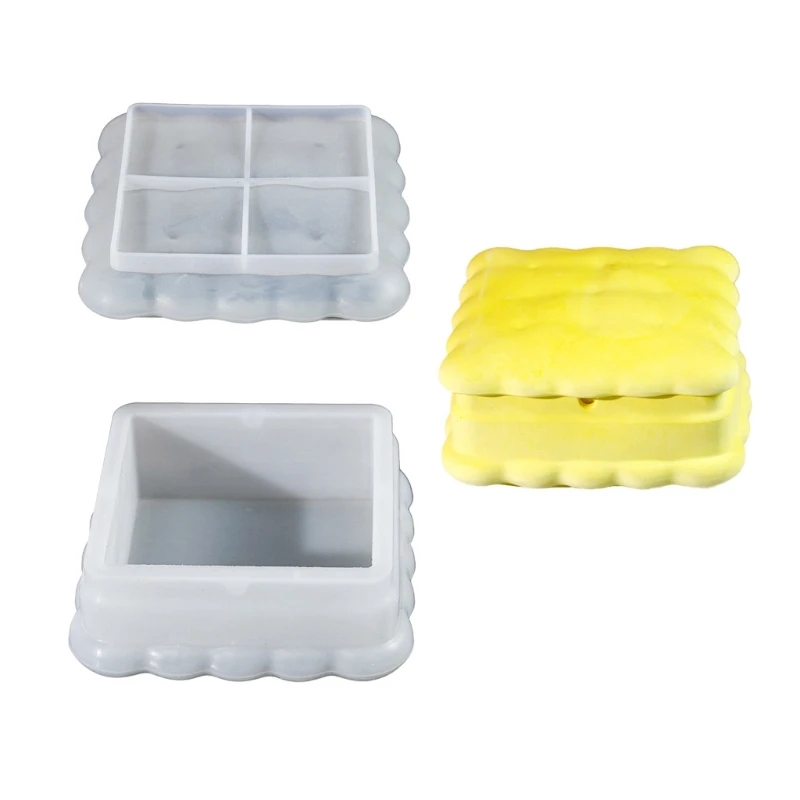 Multipurpose Flexible Silicone Mold Accessory for Sturdy Resin Ashtrays and Storage Boxes Easy to Demold Craft Supplies