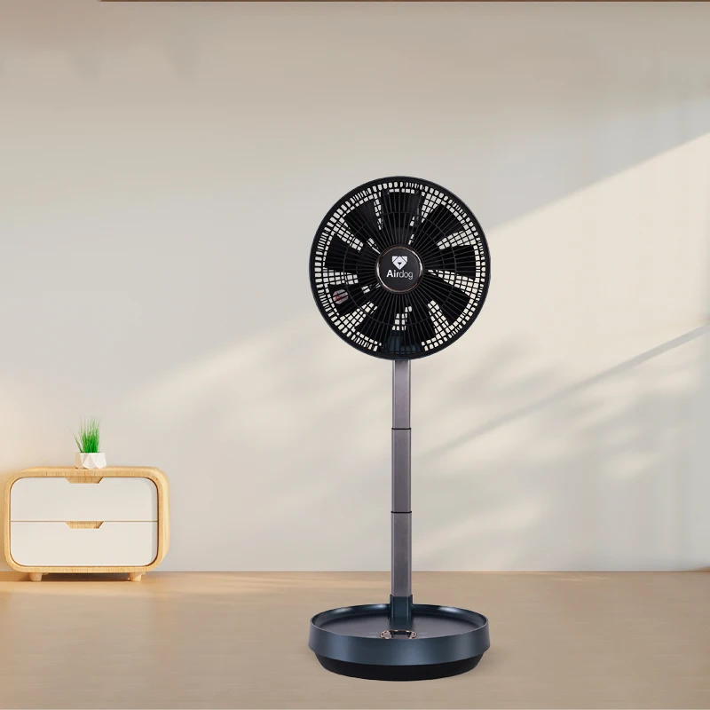 Storage Easily Remote Control House Floor Stand Rechargeable Fan for Home