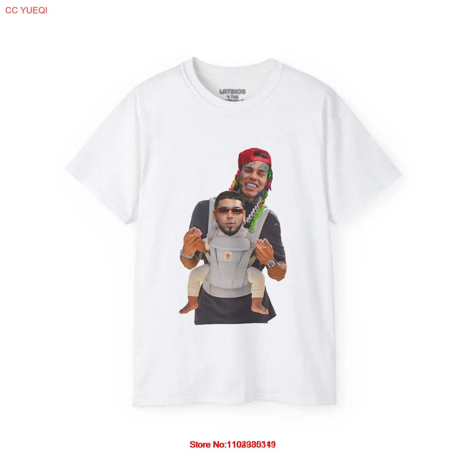 Tekashi 69 Tee | Beef with Anuel 6ix9ine Daddy Baby Carriage Design | 5 Colors |