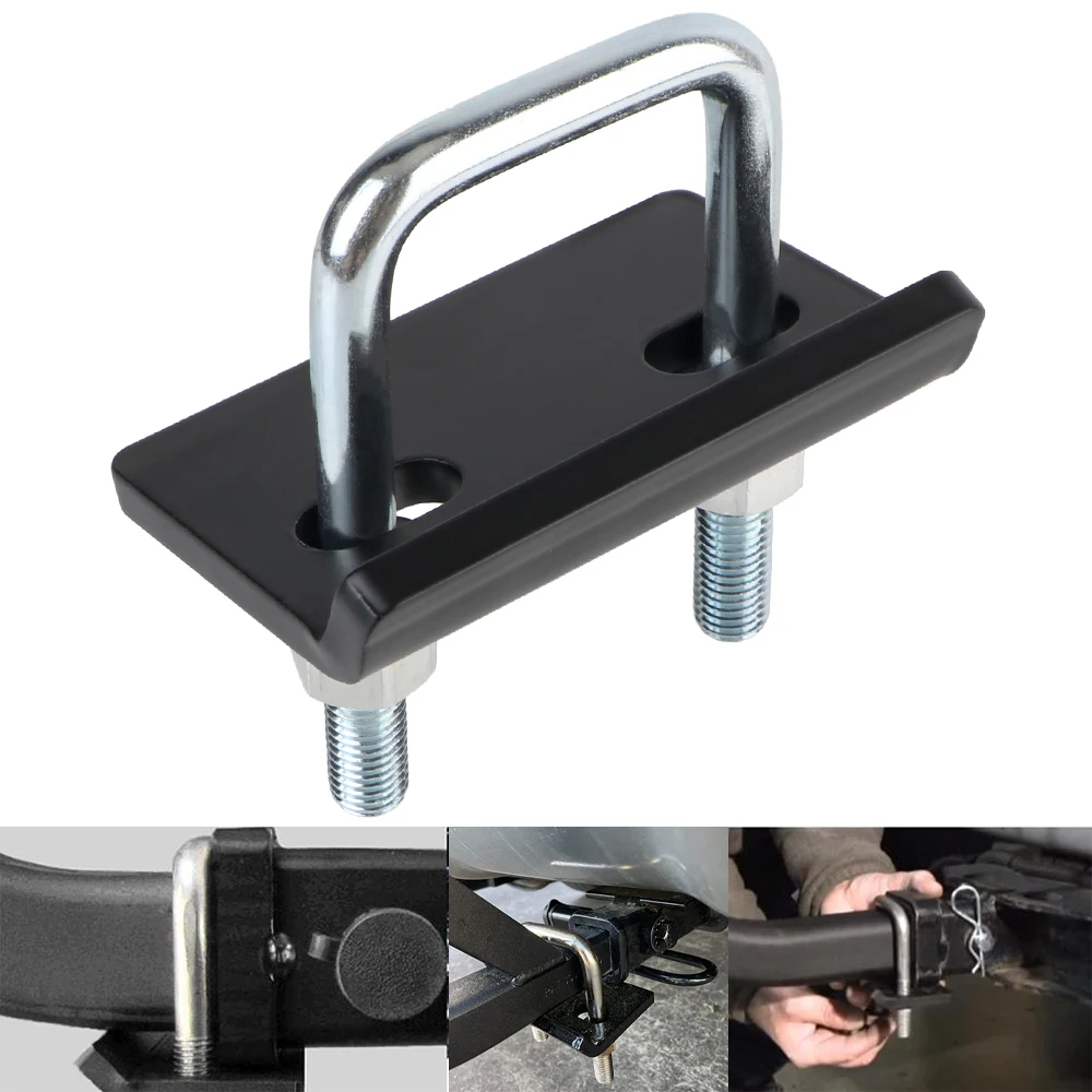 Anti-Rattle Lock Heavy Duty Hitch Tightener For Tow Trailer Hitches Down Tow Clamp Wobble Carrier Parts 2 inch U-Bolt Stabilizer