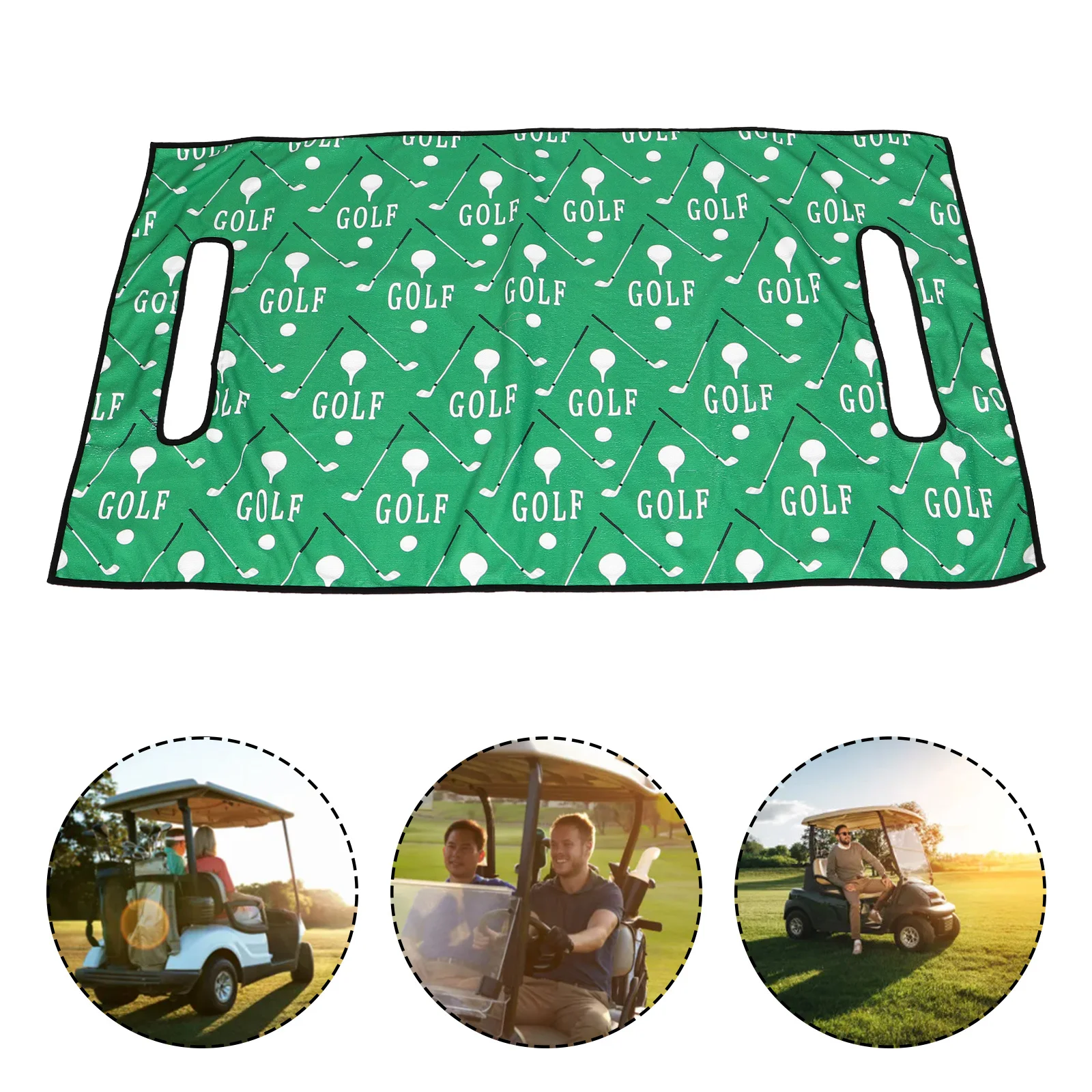 

Golf Cart Seat Cover 133x99cm Modern Pattern Decorative Design Fits Standard Seats Water Resistant Surface Easy Clean