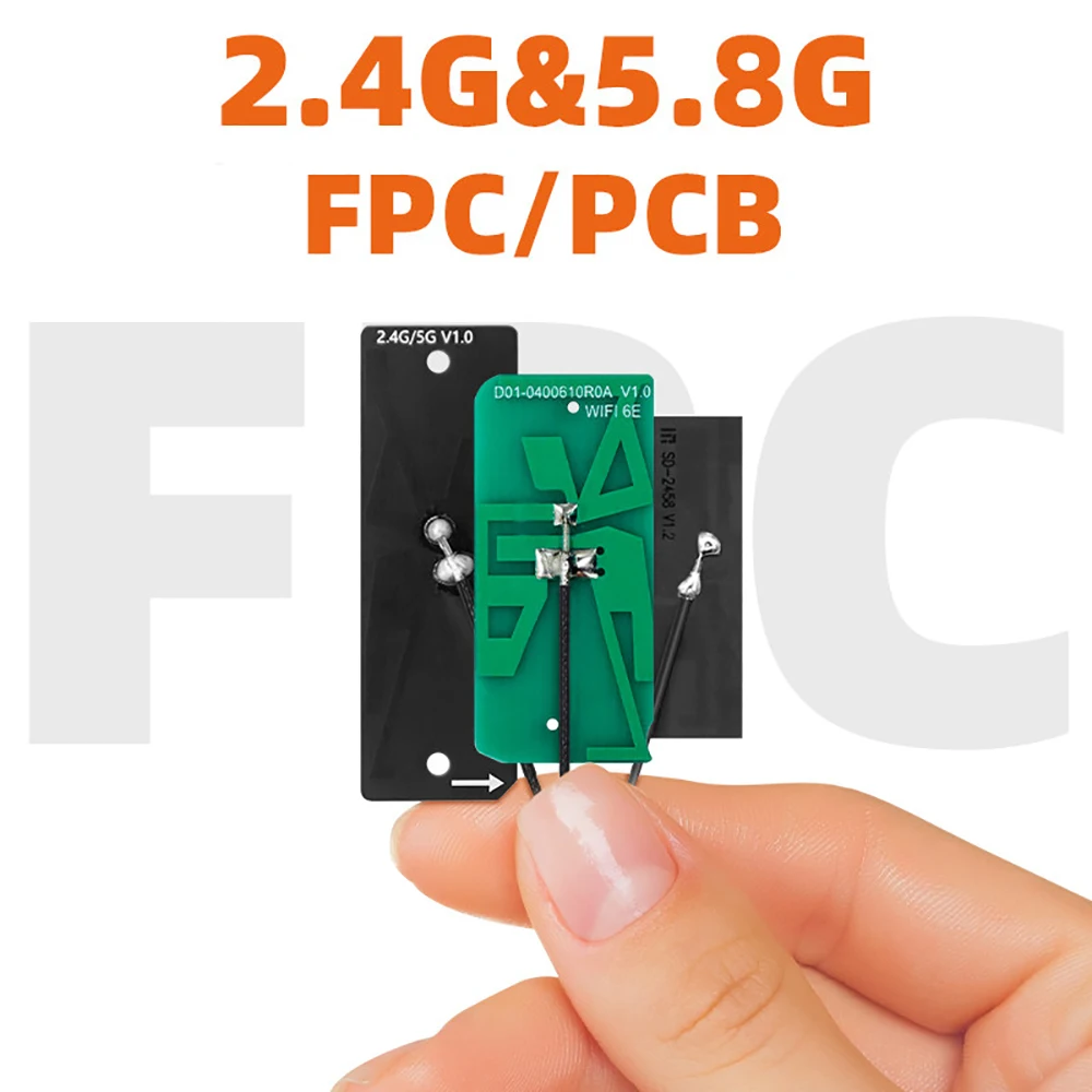 2pcs-antena-embutida-wifi6e-wifi7-pcb-fpc-24g-58g-6g-wi-fi-bluetooth-antena-adesiva-macia-embutida-wwan-mhf1-cabo-de-13cm
