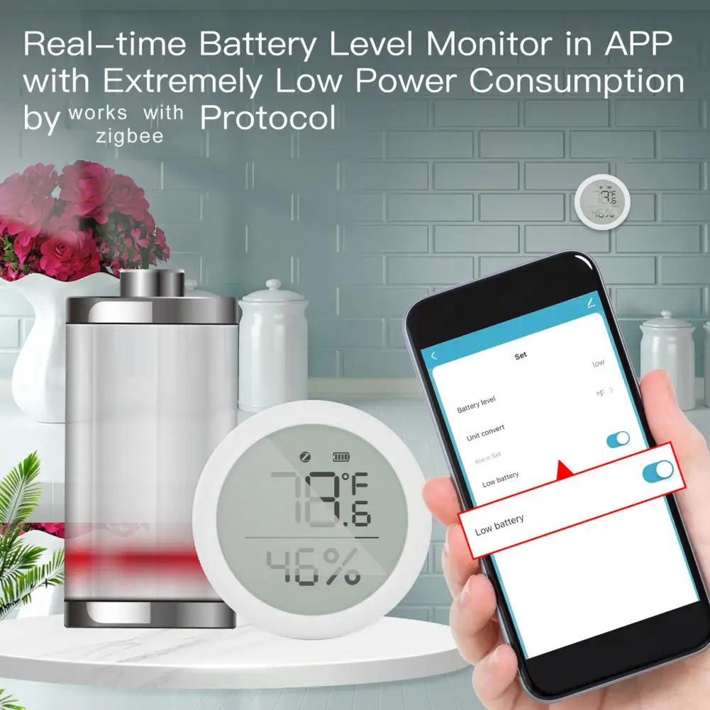Thermohygromètre électronique, 1 ensemble, pratique, avec autocollant arrière, léger, pour le bureau