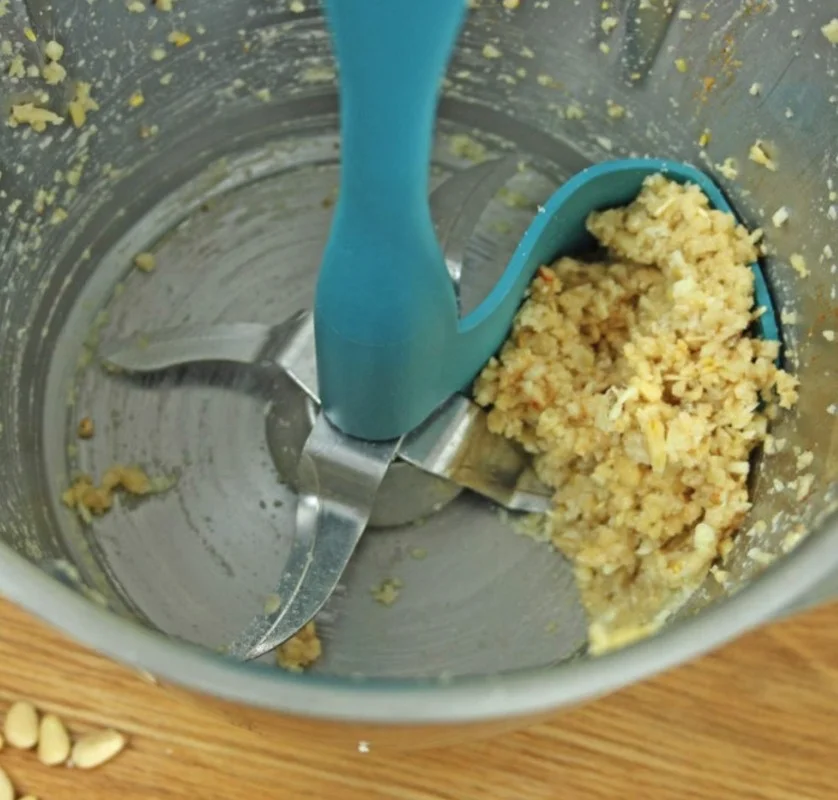 Espátula giratoria para cocina, máquina mezcladora de cucharas, raspador giratorio, eliminación de cucharas y porciones, procesador de alimentos, espátula, Thermomix