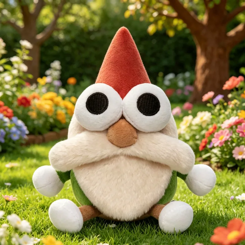 

Новая анимированная плюшевая игрушка-гном GNOME SHOW, 23 см, милая мягкая кукла-гном, плюшевая игрушка для детей в подарок