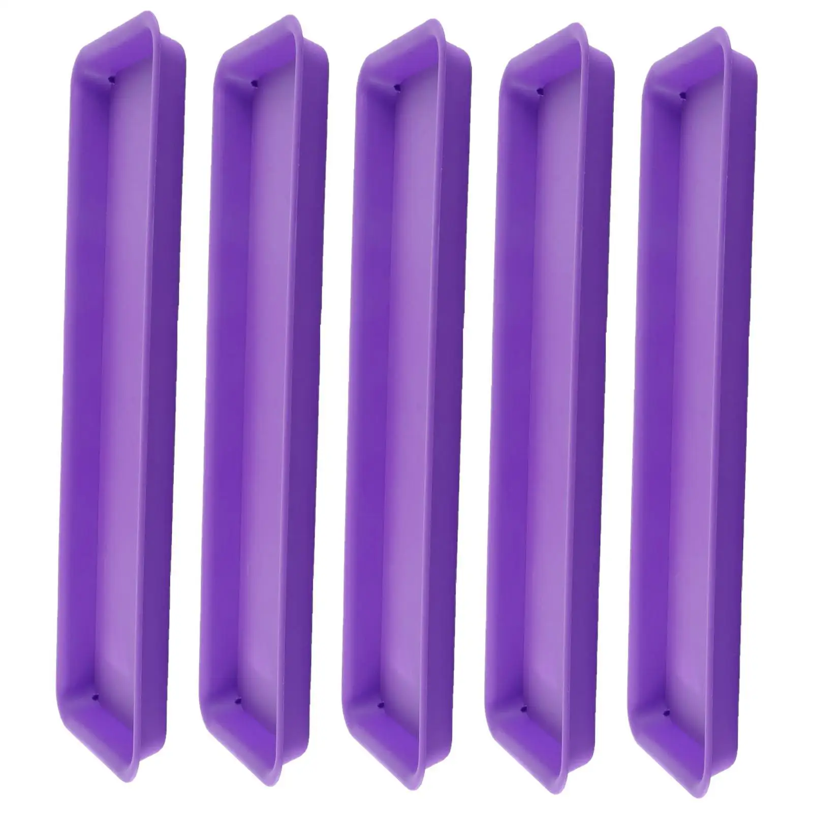 Indoor Outdoor Planter Trays Set Plastic Plant Saucer Rectangular Flower Pot Cover for Balcony Courtyard Decoration