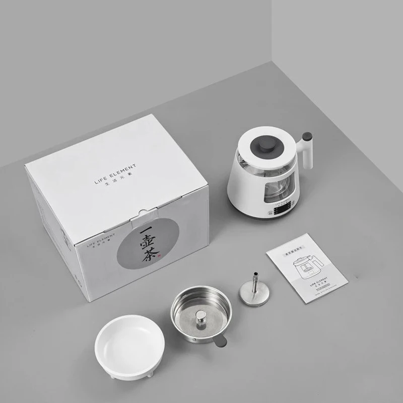 Hervidor eléctrico de 800ml, tetera automática, bote de agua hervida inteligente, pulverizador, mezclador de té automático con filtro, olla para conservar la salud, 220V