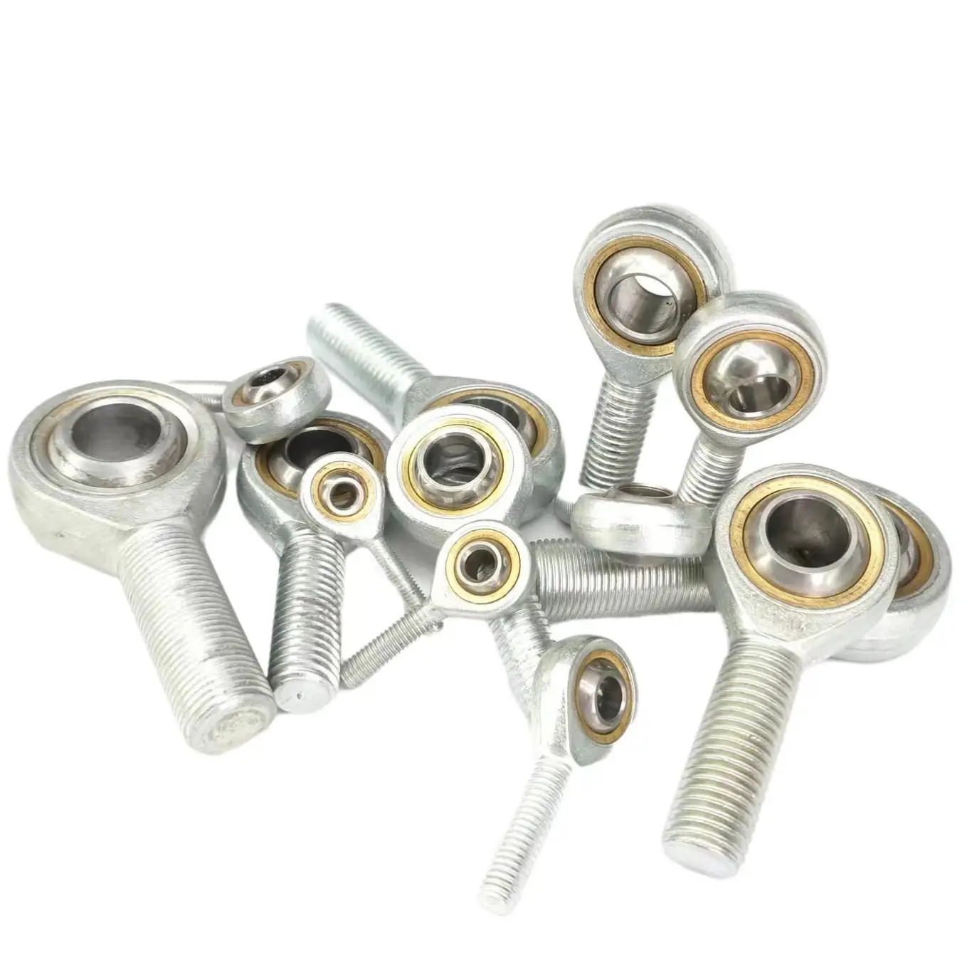 Left Hand /Right Hand Thread Fit Size 3/4/5/6/8/10/12mm Thread M3 M4 M5 M6 M8 M10 M12 Male Bearing Steel Rod End Joint Bearing