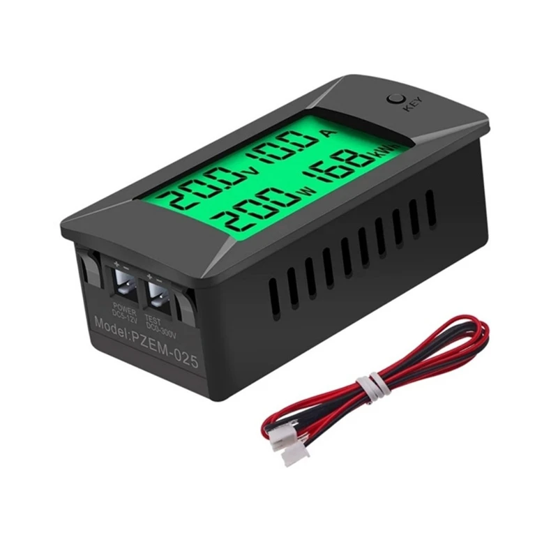 Digitalvoltage Current Meter Power Detector Voltage Detector Monitor Tester DC0-300V 300A LCD Power Meter PZEM-025