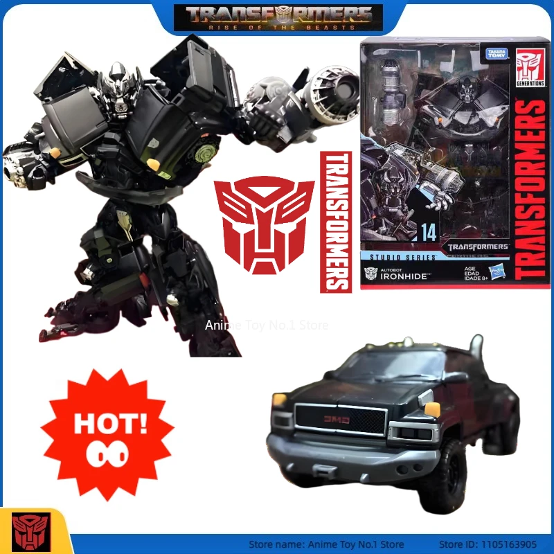 Oryginalny Model Transformera SS-14 Ironhide Anime Figurka Akcji Popularne Ulubione Figurki Transformujące Optimus Prime Zabawki Prezenty