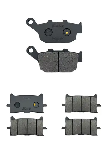 Suitable for Honda Motorcycle Brake Pads, Wear-Resistant Crf1100L Africa Twin 2019-2024 Models, Crf1000L 2016-2021 Models, Hawk 11 Asp1100P 2022-2024 Models Front and Rear Brake Pad Set