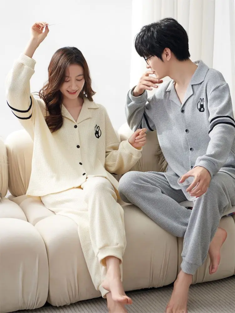 Matching Sets For Couples Loungewear Women Set Men Pajama Nightwear Fall Sleepwear Plus Size Winter Warm