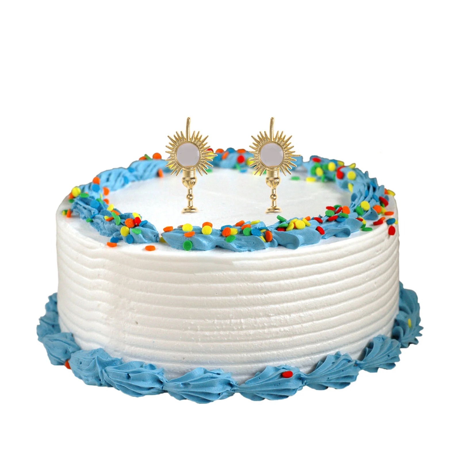 

20pcs Religious Party Supplies Decorations Alloy Holy-light Topper Church Ornaments Christmas Gifts