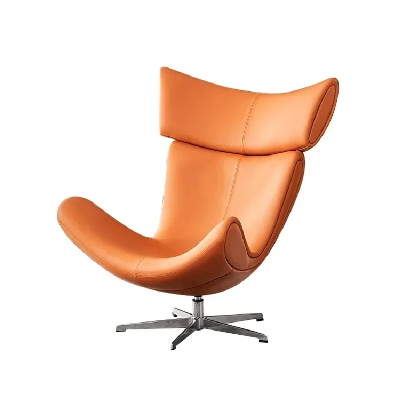 Kursi Ruang Tamu Ergonomis Nyaman Kursi Sofa Nordik Kulit Modern Kursi Desainer Furnitur Salon Fauteuil Portabel