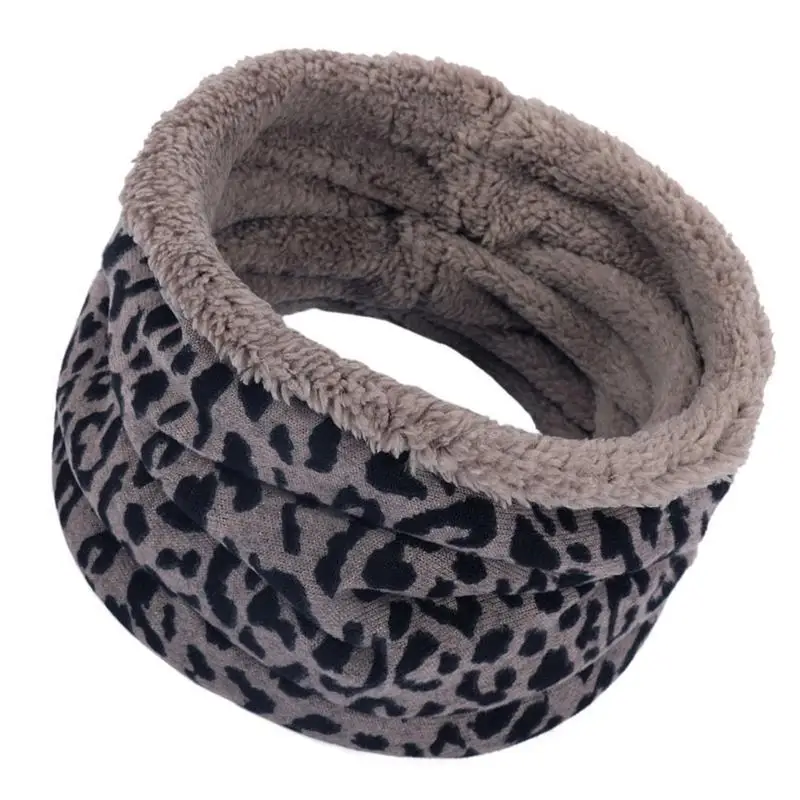 652F Winter Warm Scarf Neck Gaiter for Adult Fleece Lining Neck Scarf for Cold Weather Outdoor Sport Activity Neck Warmer