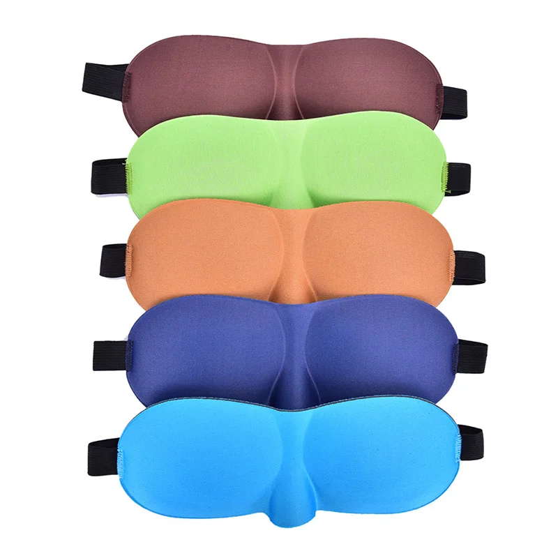 1Pcs Soft Portable Blindfold Travel Eyepatch 3D Sleep Mask Natural Sleeping Eye Mask Travel Eyeshade Cover Shade Eye Patch