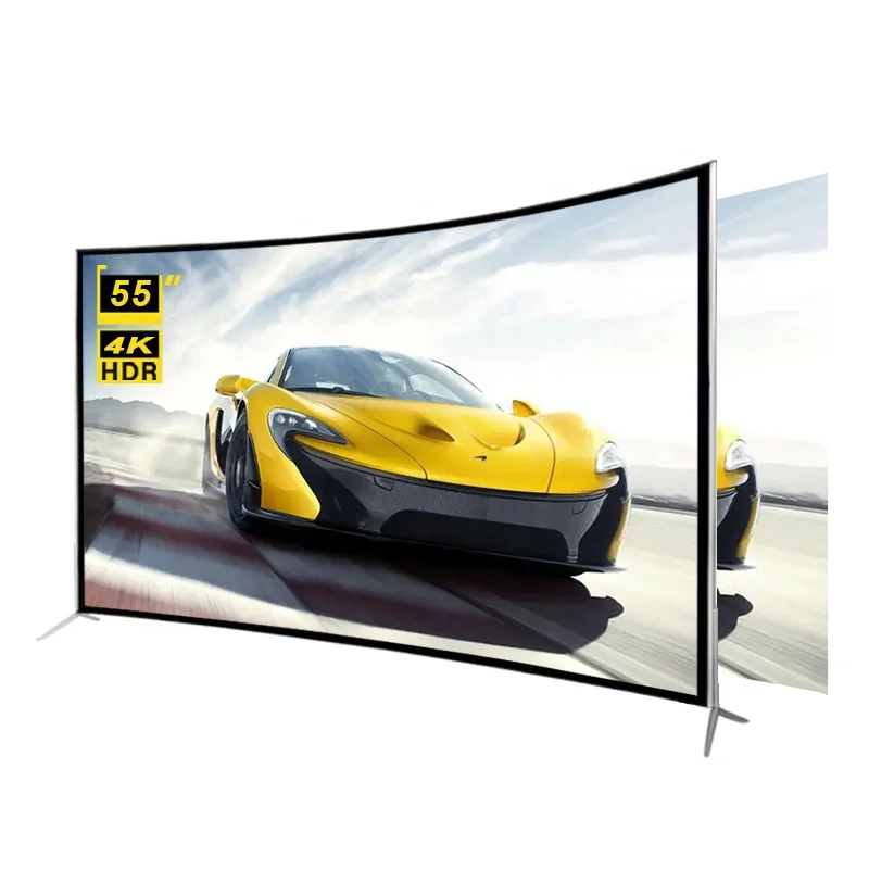 

Advanced Customization STLF ZJW Cheap LED TV 55 Inch Curved Smart TV with Android 4k UHD LCD Office Hotel TV