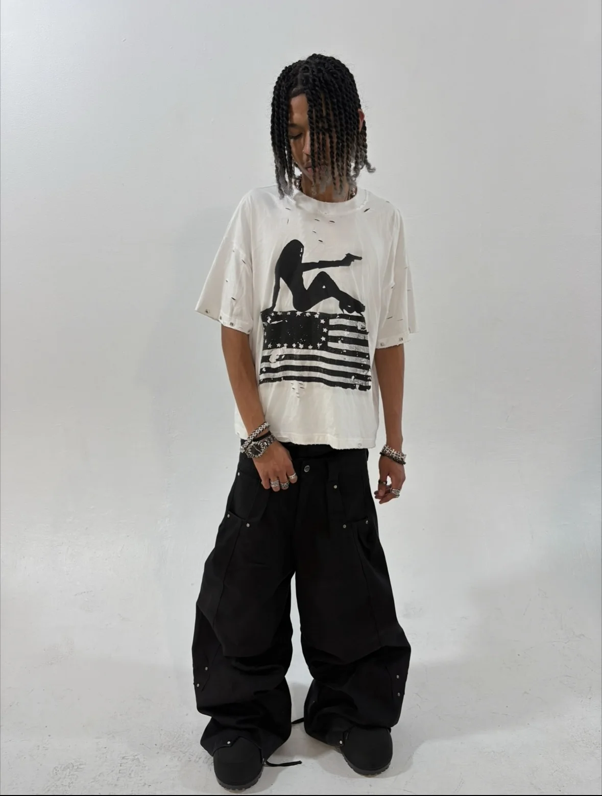 “LIBERTY” SHIRT Short Sleeve Shirt Women Men Retro Hip Hop Graphic Printing Oversized Cotton Affliction T Shirt women clothing