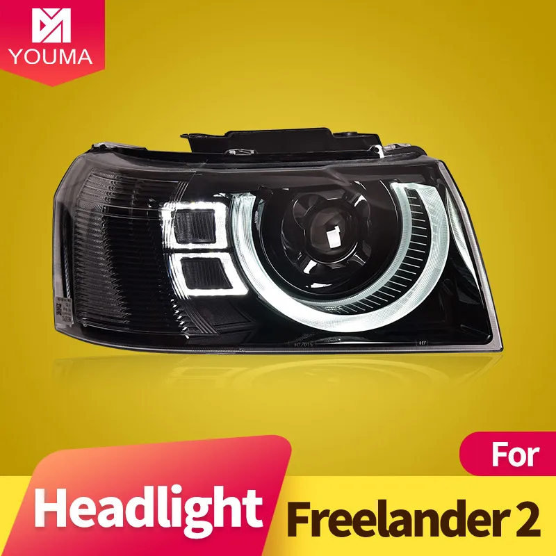 

Car Styling Head Lamp for Land Rover Freelander 2 2010-2015 LED Headlight LED DRL Projector Lens Dynamic Auto Accessories