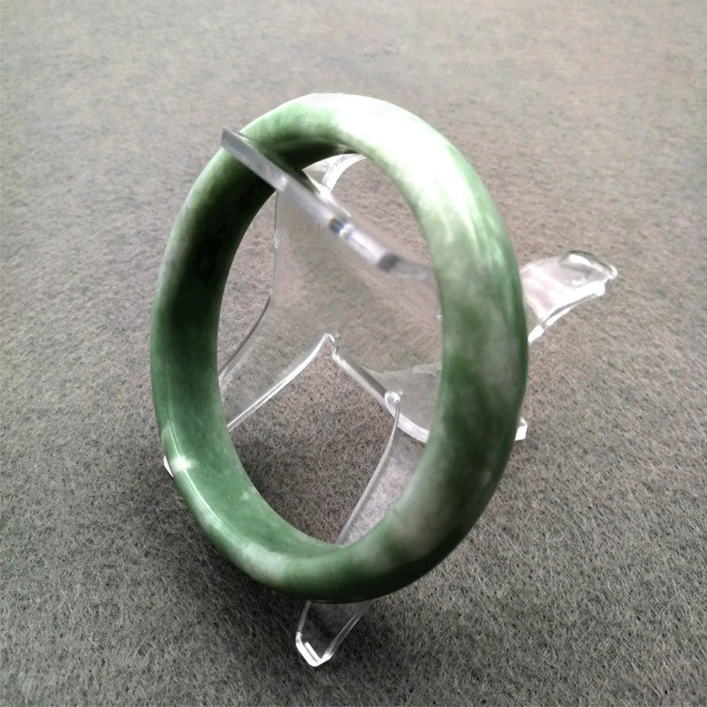 

25pcs Acrylic Display Stands For Crystal Stones Clear Mini Easel Holder Decorative Pedestal Home Office Study Decor