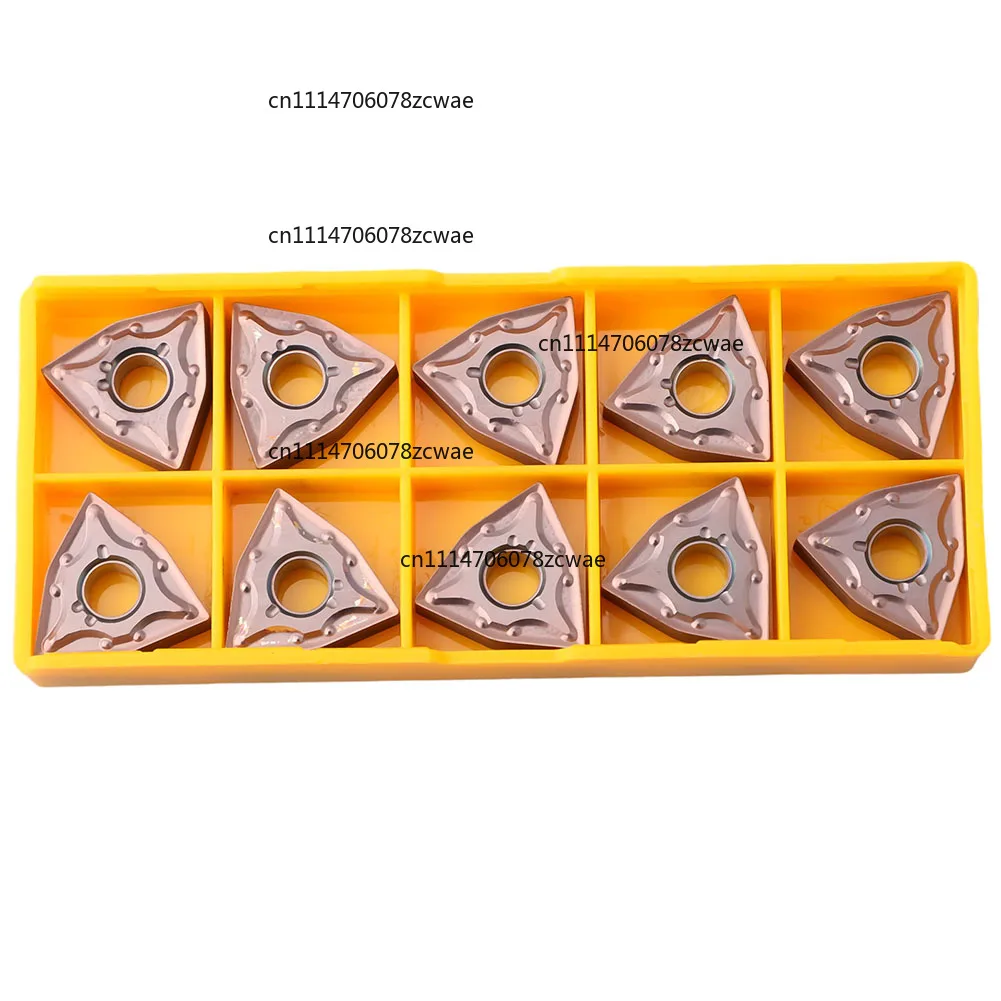 WNMG080408 Carbide Inserts For MWLNR Lathe Turning Tool Holder Steel Stainless Iron For Semi Finishing Milling For Blades 10pcs
