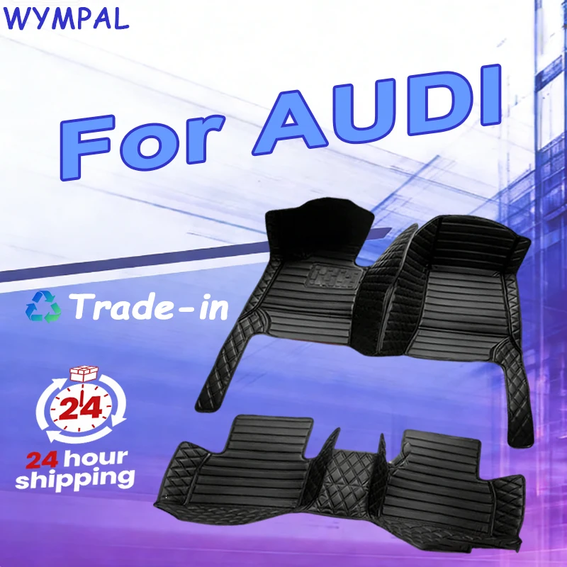 

Luxury Car Floor Mats For AUDI A8 4seat A8 5seat A8 W12 A8L 4seat A8L 5seat Q2 Q3 8U Q3 Q5 8R Q5 Waterproof Accessories