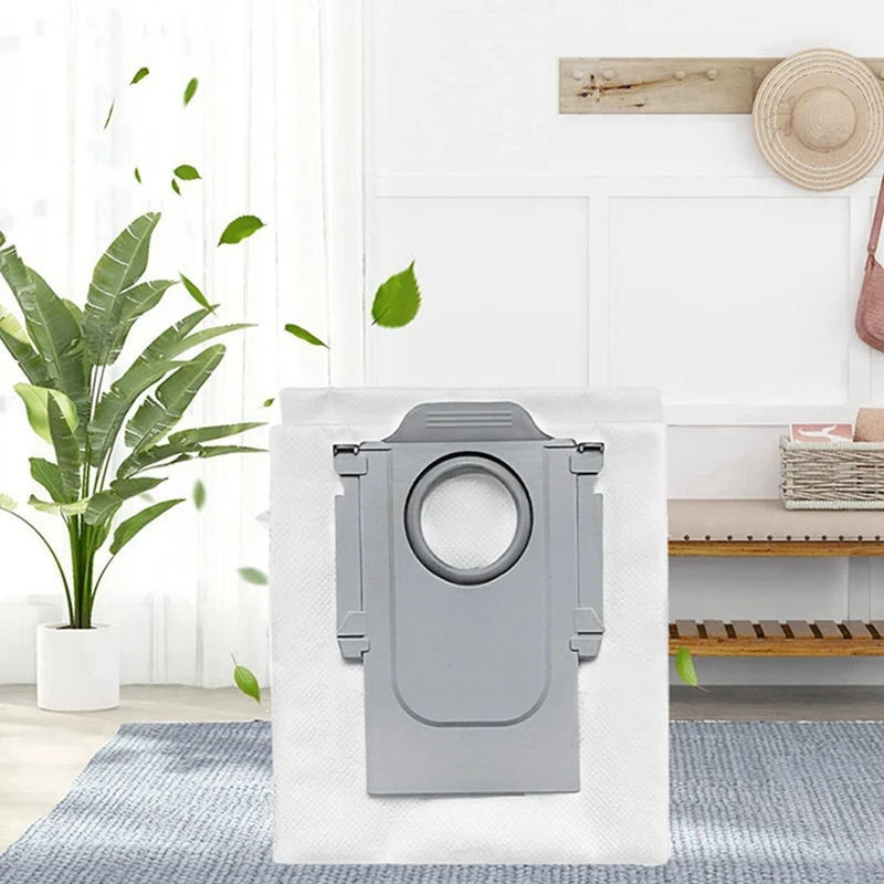 14PCS For Xiaomi Roborock P10 / Q Revo Robot Vacuum Cleaner Accessories Dust Bag Garbage Dust Bag Replacement Accessories