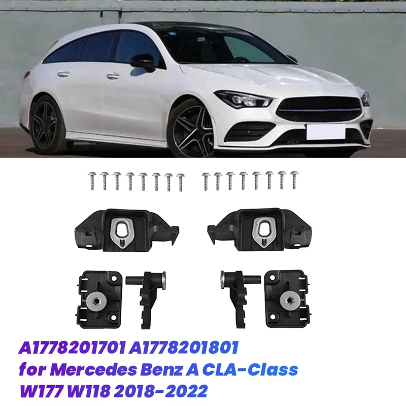 

Комплекты кронштейнов для ремонта фар автомобиля для Mercedes Benz A CLA-Class W177 W118 2018-2022 Фара с фиксированным когтем