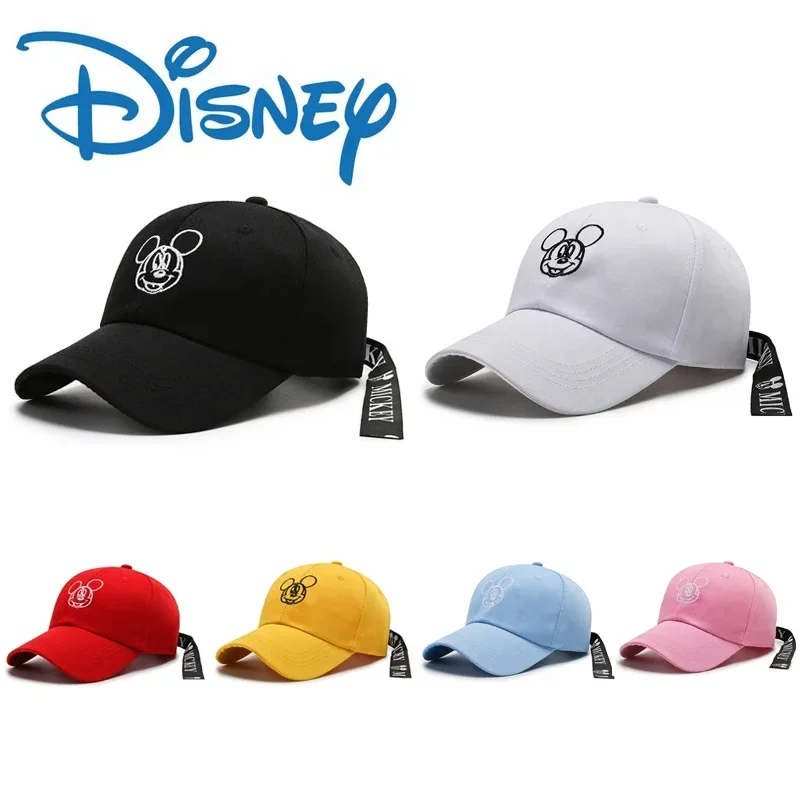 

Disney Anime Mickey Mouse Figure Men Women Color Baseball Cap Spring and Autumn Peaked Cap Polyester Sun Hat Birthday Gifts