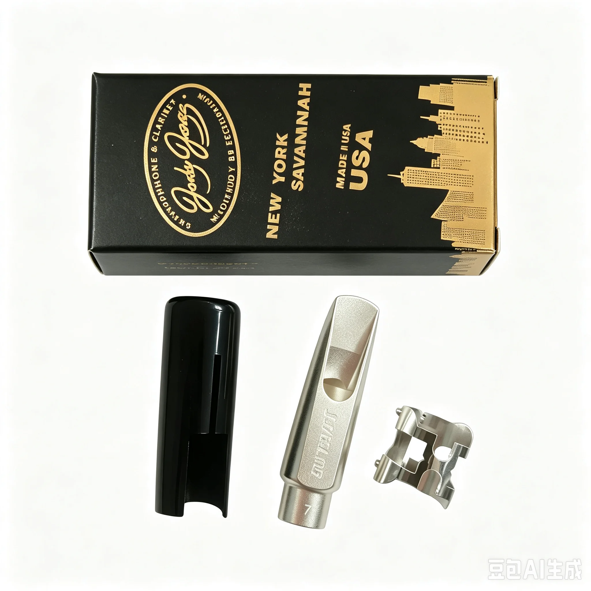 American Judy Jet Saxophone Metal Mouthpiece Medium High-Pitched Instrument Accessory