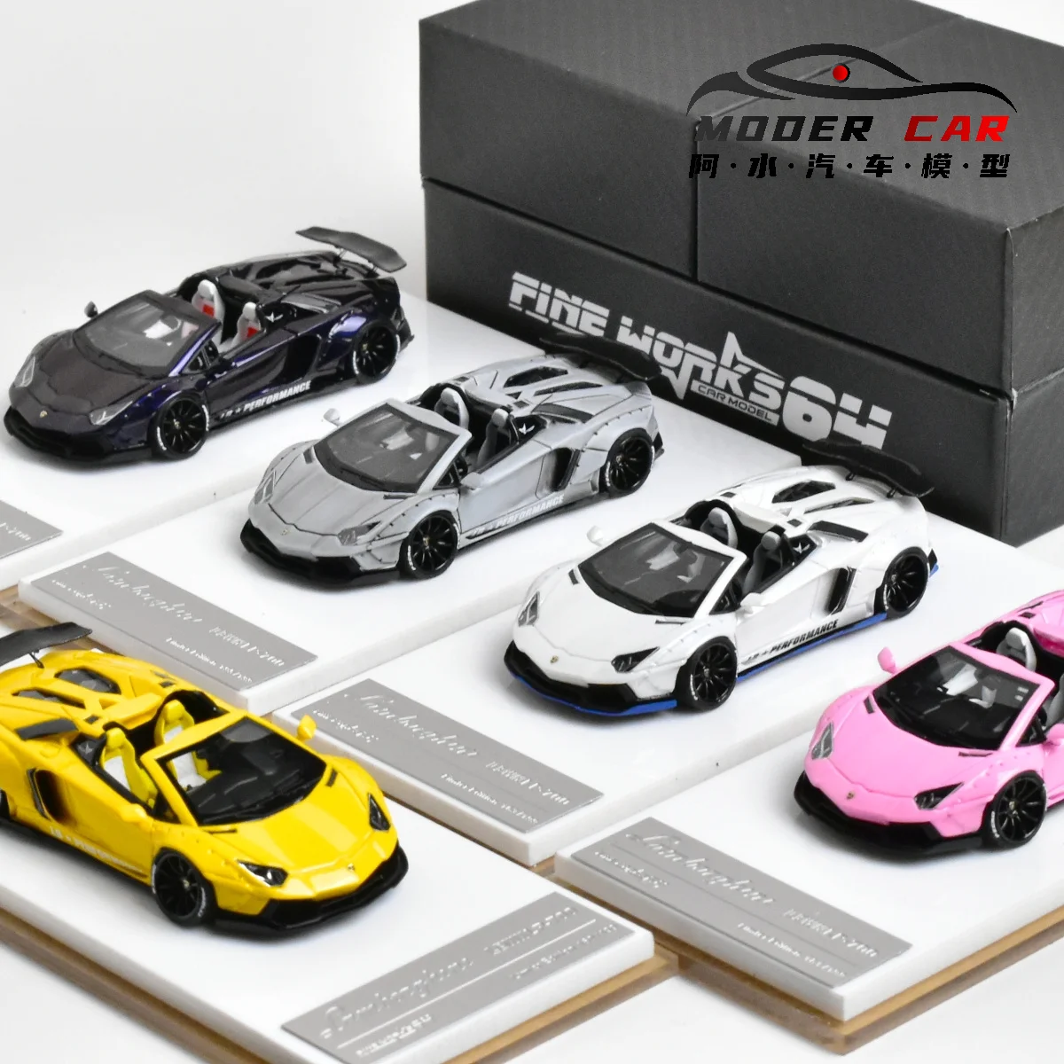 Fine works FW 1:64 LP700 Resin Diecast Model Car