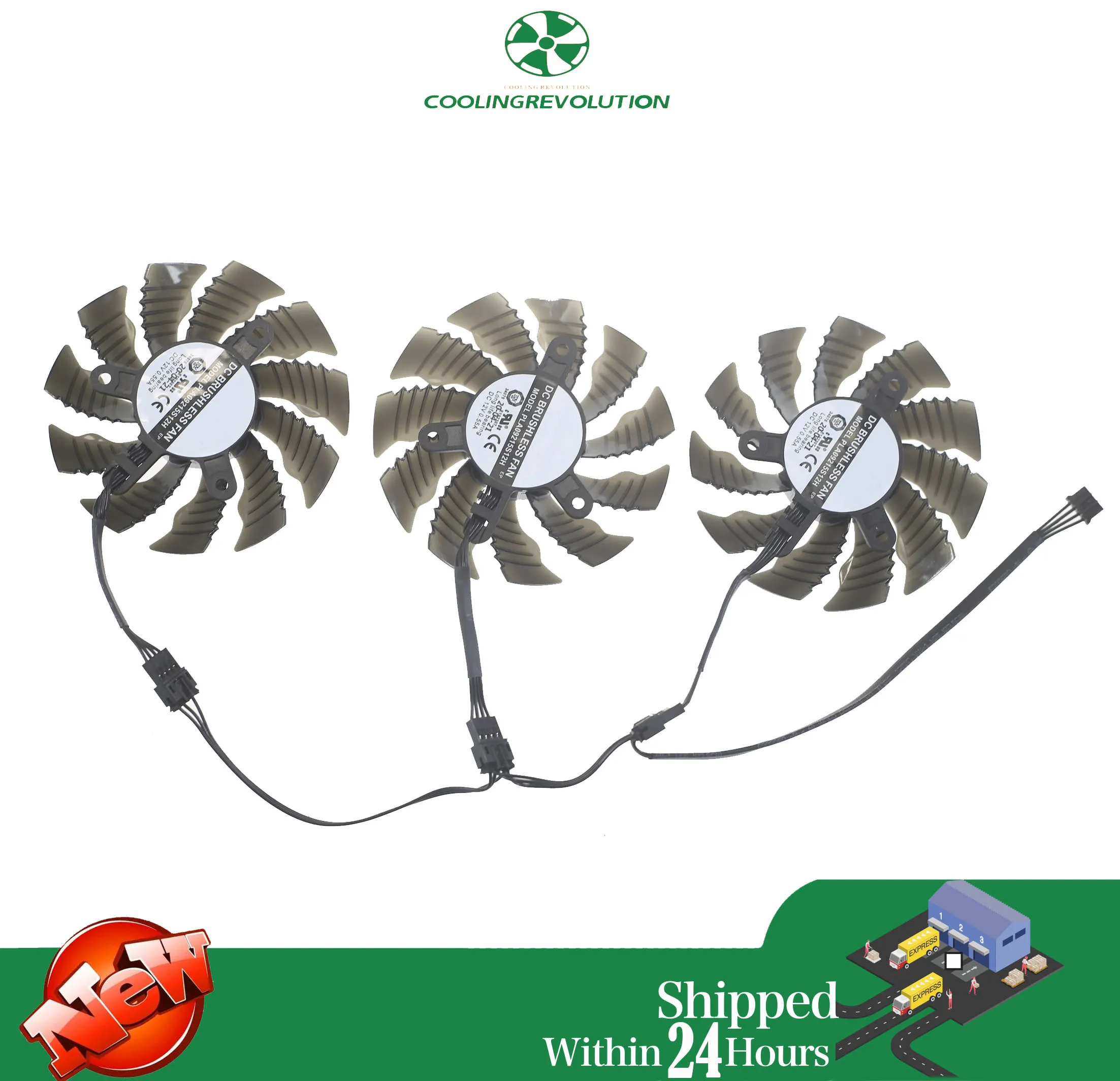 3PCS/Set 82MM T128015SU PLD09215S12H Graphics Card Fans For GIGABYTE GeForce RTX 2060 RTX 2070 RTX 2080 SUPER GAMING OC