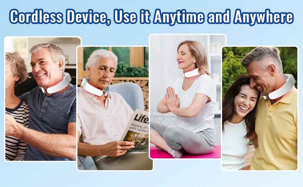 

COZING Professional Photobiomodulation Device Neck Massager Red Light 650nm Blue Light 470nm with Heat