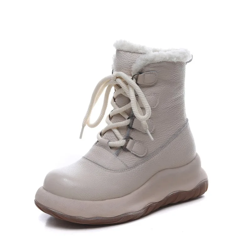 

6CM Handmade Women Boots Summer Shoes Genuine Cow Leather Breathable Hollow Retro Ethnic Flat Side Zipper Gladiator Boots Women