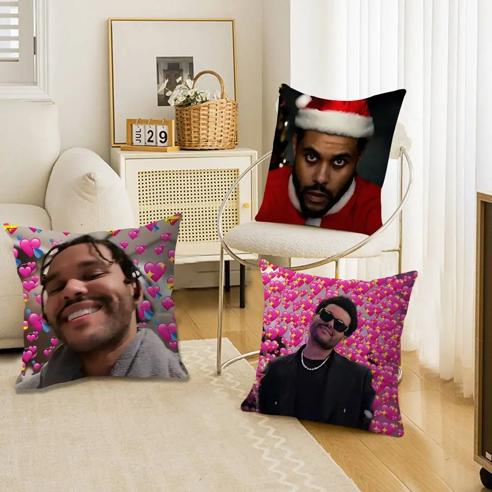 Funny Singer The Weekend Personalized picture text home decorative pillows Household Gifts 45x45cm