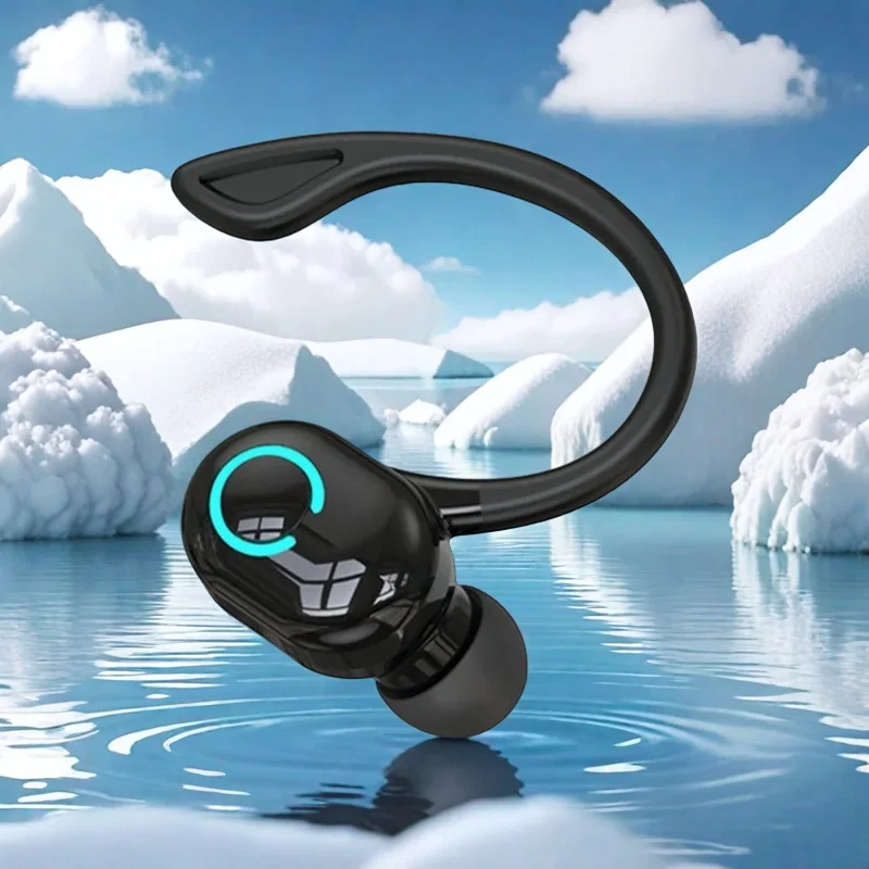 TWS Wireless Earphones Bluetooth headset Mini ear hook sports anti loss music call hidden earplugs With Mic for Smart Phone