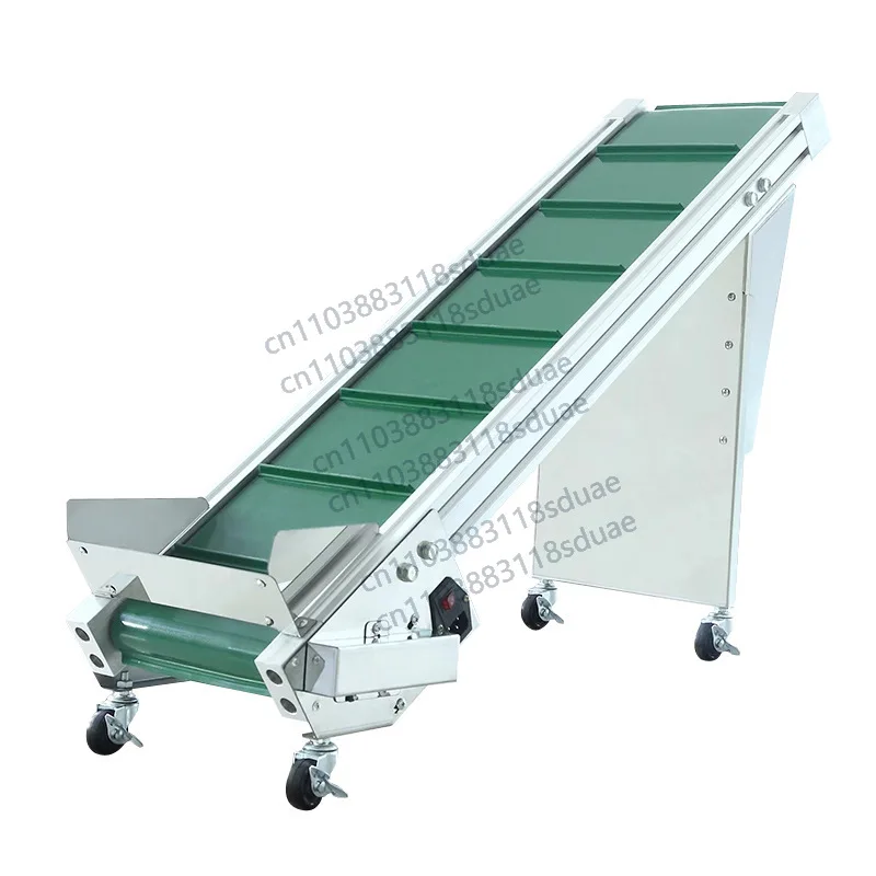 Food grade automatic conveyor assembly line conveyor belt adjustable speed lifting and high temperature resistance
